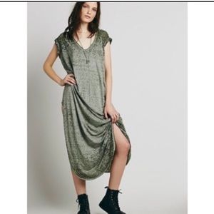 free people t shirt dress
